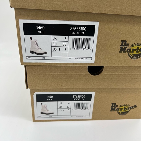 Dr. Martens Women's 1460 Bejeweled Lace-Up Boots - White NWB - Picture 7 of 10